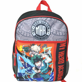 My Hero Academia 16 Inch Backpack with LG Front Pocket