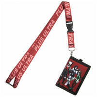 My Hero Academia  Group Trifold Lanyard Wallet