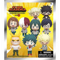 My Hero Academia Ser 3 , 3D Foam Keyring Blind Bag Asst-24pcs PDQ