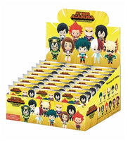 My Hero Academia Ser 3 , 3D Foam Keyring Blind Bag Asst-24pcs PDQ