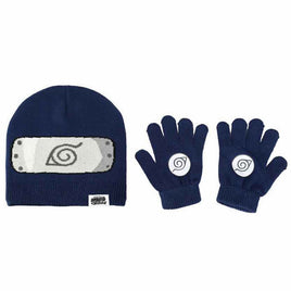 NARUTO HIDDEN LEAF VILLAGE YOUTH BEANIE & GLOVES COMBO-Special Offer