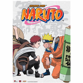 NARUTO NARUTO VS GAARA WALL SCROLL