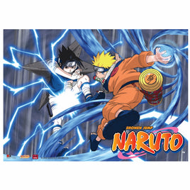NARUTO RASENGAN VS CHIDORI WALL SCROLL