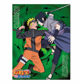 NARUTO SHIPPUDEN - SASUKE VS NARUTO SUBLIMATION THROW BLANKET