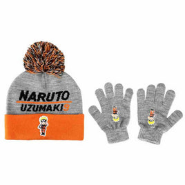 NARUTO SHIPPUDEN YOUTH BEANIE & GLOVES COMBO