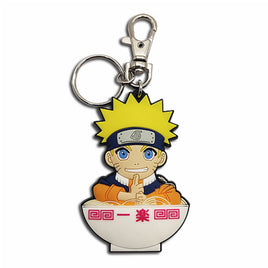 Naruto-Naruto in Ramen Bowl PVC Keychain