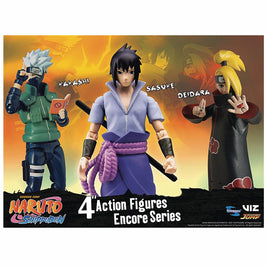 Naruto Shippuden 4" Poseable AF Asst-set of 3-Naruto/Sasuke/Deidara