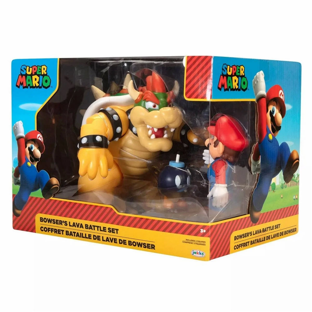 Coffret Figurines Nintendo Mario et Bowser SUPER MARIO