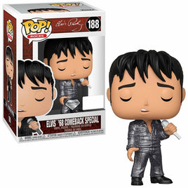POP! Rocks! #188: Elvis Presley 1968 Diamond Glitter Pop! Vinyl - EE Exclusive