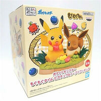 Pokemon Mogumogu Time Pikachu & Eevee Figure-Japan Version