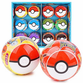 Pokemon Poke  Ball w/ Mini Figure -Set of 12