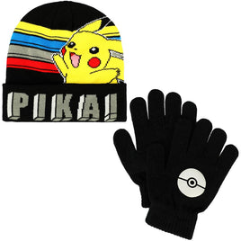 Pokemon Youth Beanie & Gloves Combo