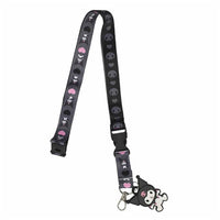 SANRIO KUROMI & BAKU SUBLIMATED LANYARD W/ CHARM & ID HOLDER