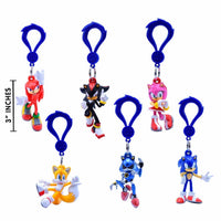 SONIC THE HEDGEHOG BACKPACK HANGER Blind Bags Asst-16pcs PDQ