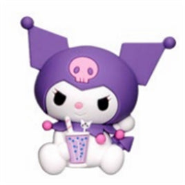 Sanrio Kuromi with Drink 3D Foam Magnet