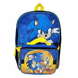 Sonic 16 Inch Backpack with Lunch Bag