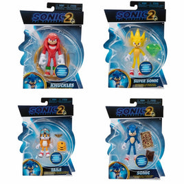 Sonic 2 Movie 4 Inch w/ Accessory Asst-set of 6