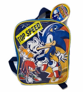 Sonic "Top Speed" 11 Inch Mini Backpack
