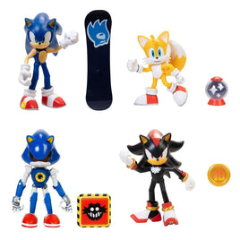 Sonic the Hedgehog 4" Basic AF Asst-Set of 6
