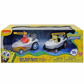 SpongeBob & Patrick 2pk Pullback Hot Rod Boats