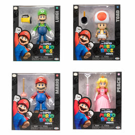 Super Mario Movie 5 Inch Figure Asst-set of 6