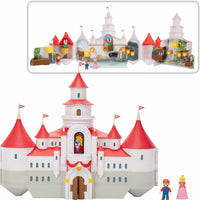 Super Mario Movie Mini World Deluxe Peach Castle in a Box