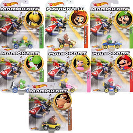Hot Wheels Nintendo Super Mario Kart Replica Diecast Asst-Set of 8