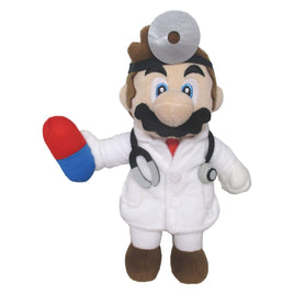Super Mario Dr. Mario World 10 Inch Plush-Sanei