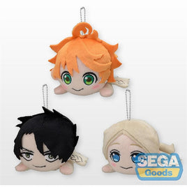 THE PROMISED NEVERLAND NESOBERI (Lay-Down) Small Plush with Ball Chain-Set of 8-Special