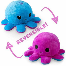 TeeTurtle™:Reversible Octopus Plush-Purple&Blue