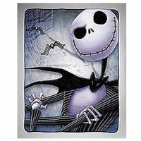 The Nightmare Before Christmas "Radical Jack" Fleece Throw Blanket-45x60"