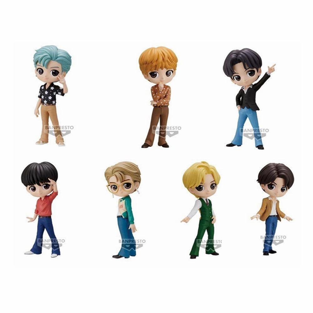 BTS TinyTAN Qposket 非売品 フィギュア Aカラー7点セット