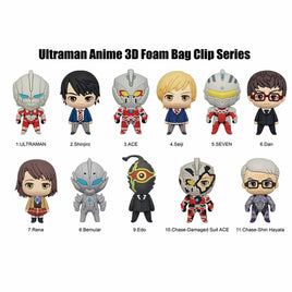 Ultraman  Figural  3D Foam Keyring Box Asst-24pcs PDQ