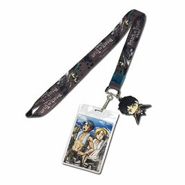 Attack on Titian Sea 2-Eren Lanyard w/ID Holder & Charm