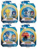 Sonic the Hedgehog 4" Basic Bendable AF W2 Asst-Set of 6