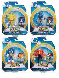 Sonic the Hedgehog 4" Basic Bendable AF W2 Asst-Set of 6