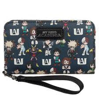 My Hero Academia Multi Character Long Wallet w/ Wristlet