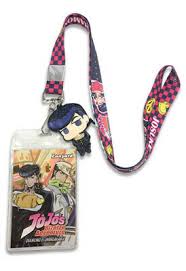 JOJO - JOSUKE & SHINING DIAMOND LANYARD w/ ID Holder&Charm