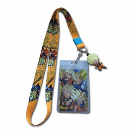 Dragon Ball Z Super-Group Lanyard w/Charm&ID Holder