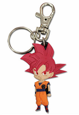 Dragon Ball Super-SSGGoku PVC Keychain