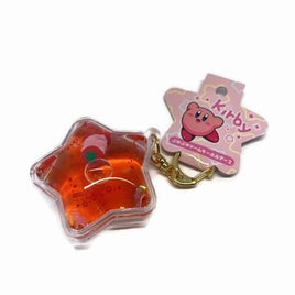 Kirby Puka Puka Star Water Keychain-Red