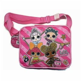 L.O.L Let's Be Friends! Glitter Lunch Bag w/ Strap