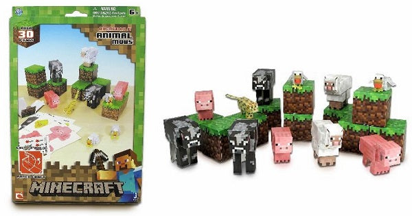 Minecraft Papercraft-Animal Mobs