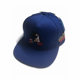 Sonic 3 in 1 Design Embroidery Patches Velcro Fastening  Youth Cap